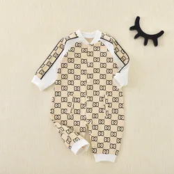 Baby one-piece spring and autumn cotton baby long-sleeved crawling clothes newborn clothes autumn clothes rompers