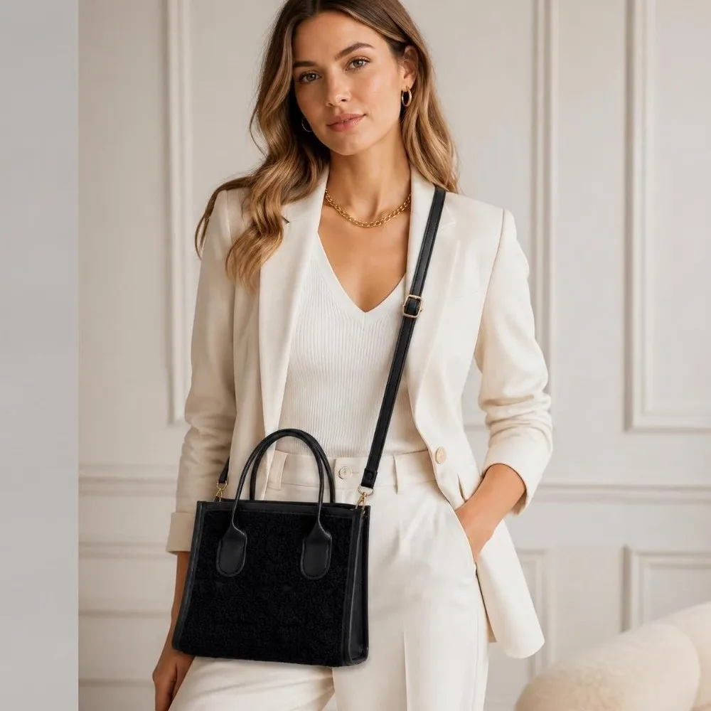 Removable Shoulder Strap Tote Bag Floral Crochet Lightweight Hollow Lace Handbag Hollow Lace Large Capacity Crossbody Bag Women