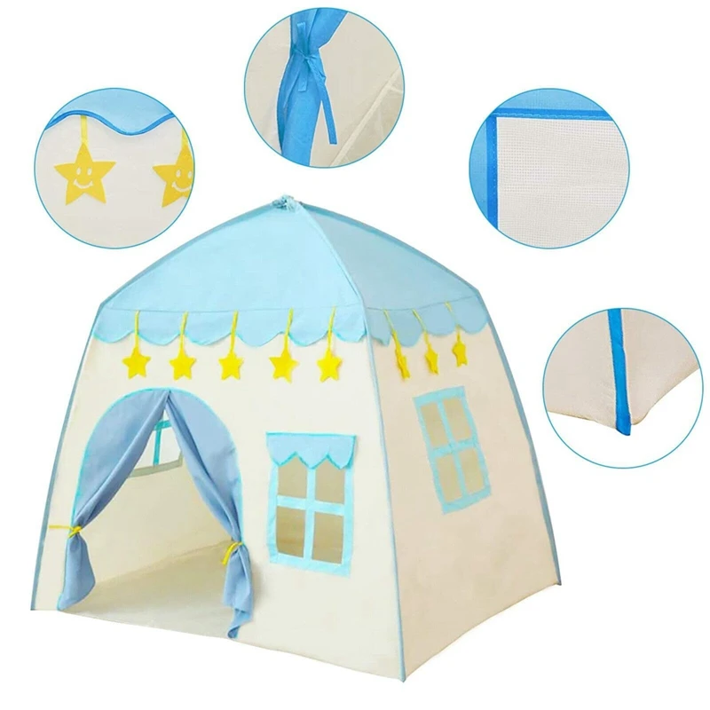 Play Tent Indoor e Outdoor, Princess Tent para meninas e meninos, Toddler Large House, Presente