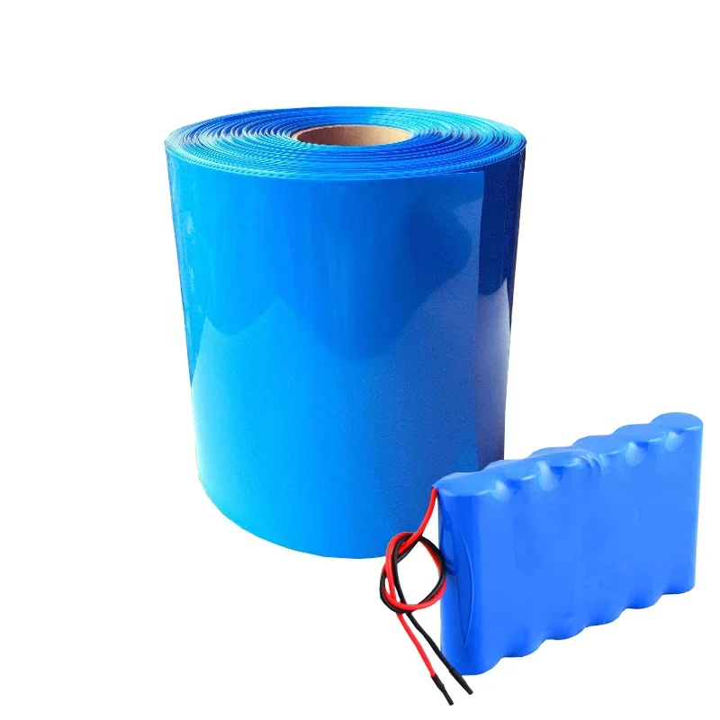 1m18650 21700 26650 32650 Lithium Battery PVC Shrinkable Tubing PVC Heat Shrink Tube 21700 Li-ion Wrap Cover Insulation Sheath