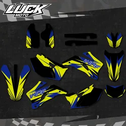 LUCKMOTO Motorcycle Graphics Background Decals Sticker For YAMAHA WR250F WR450F WRF 250 450 WR 250F 450F 2007 - 2011