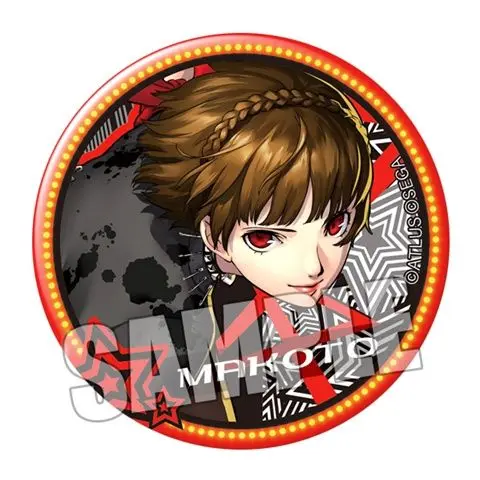Neues Persona Ren Amamiya Anime Zweidimensionales Cartoon-Muster Abzeichen Pin Kreative Persönlichkeit Rucksack-Dekoration Cosplay-Requisite – Detail 7