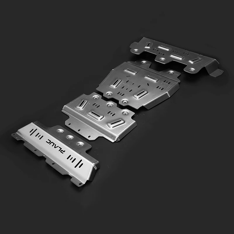 New JunChen Impact-Resistant 3D Engine Aluminum Skid Plate One Year Warranty For BAIC Cross-Country Chassis Cover