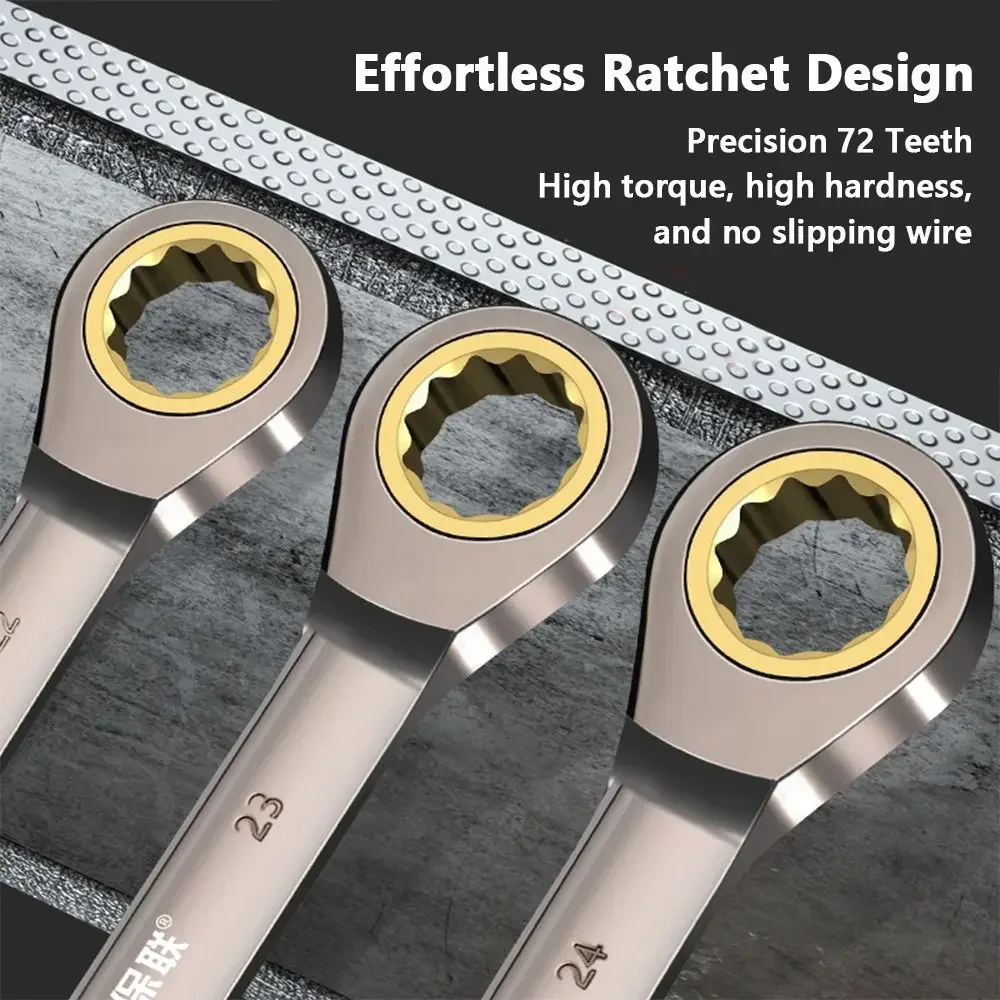 عالية الجودة CR-V المفكات عزم دوران عالي 72 الأسنان اسئلة الشدات ذات الاستخدام المزدوج أدوات إصلاح اليد مفتاح توركس