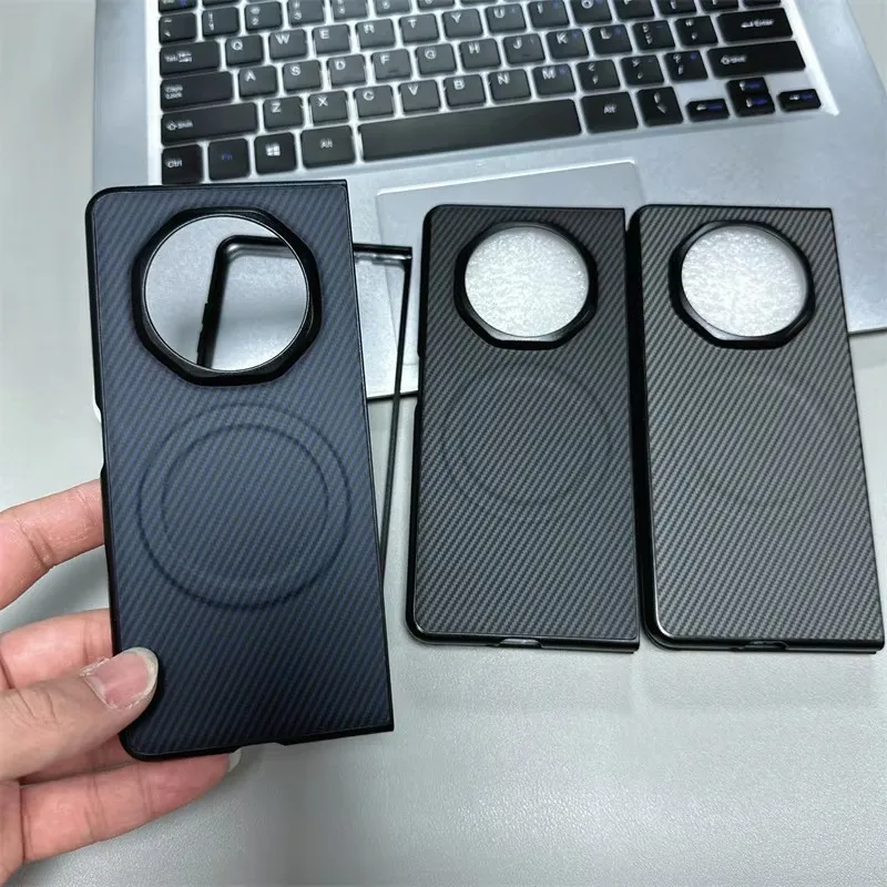 Funda de fibra de carbono rígida para Huawei Honor Magic V5/Magic V3 VS3/Magic V2 VS2, con carga inalámbrica magnética y protección, ¡en oferta!