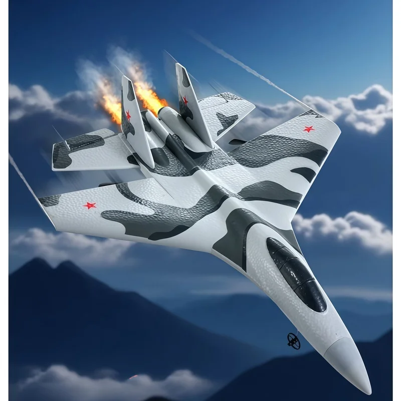 FX8820 3CH RC Jet Fighter Style 2.4G EPP Foam Fixed Wing with 6-Axis Gyro Easy Fly for Beginners Birthday Gift