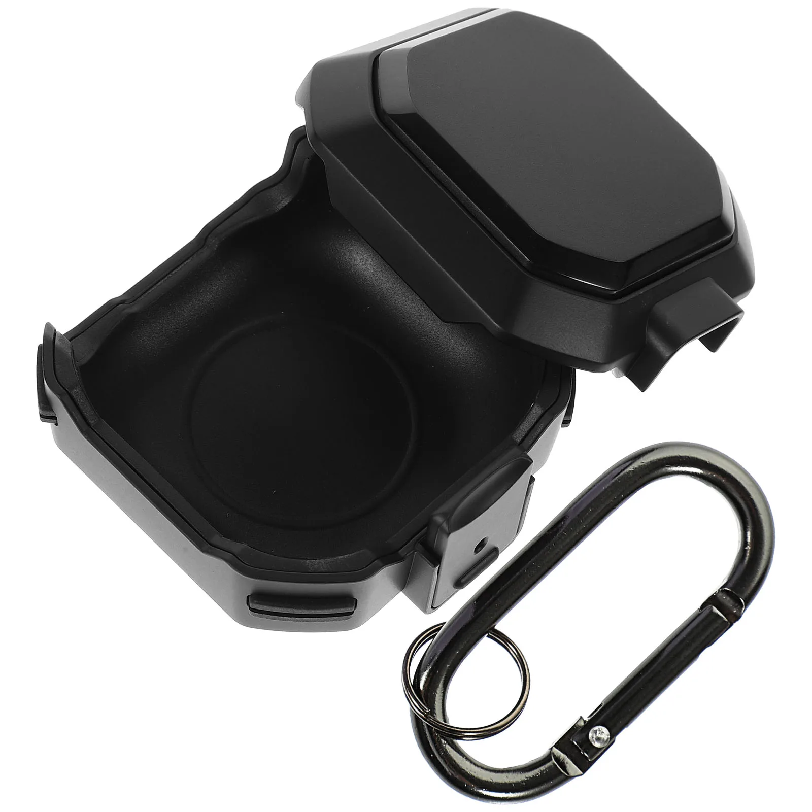 

1 set 1 Set Wireless Earphone Case Cover With Hook Anti-Collision Protection For Tpu Earphone Box Dustproof
