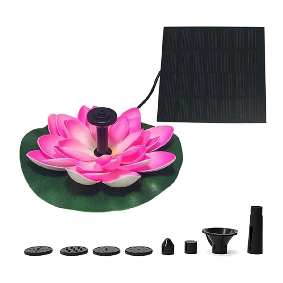 Solar Fountain Pond Outdoor Bird Bath Fountains Solar Power Floating