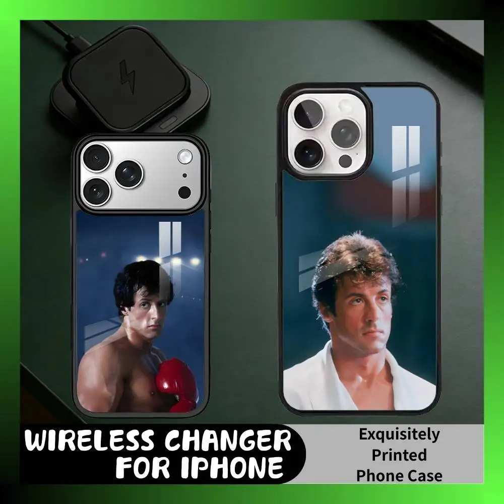 

Tough Guy Stallone Actor Phone Case For iPhone17,16,15,14,13 Plus,Pro Max Magnetic For Magsafe Wireless Charging