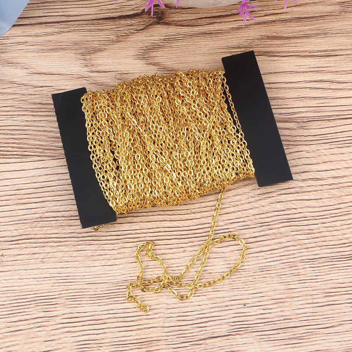 12 Meter DIY Necklace Kit Iron Chain Lobster Clasp Open Jump Rings Jewelry Craft Making Accessories Iron Chain