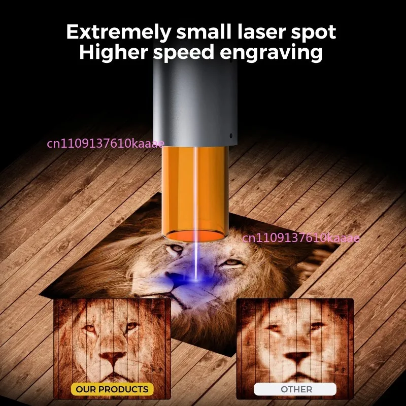 

For CNC 3018 Pro TTC450 Laser Module Round Laser Head For Engraving And Cutting Wood, Leather, Acrylic And Metal