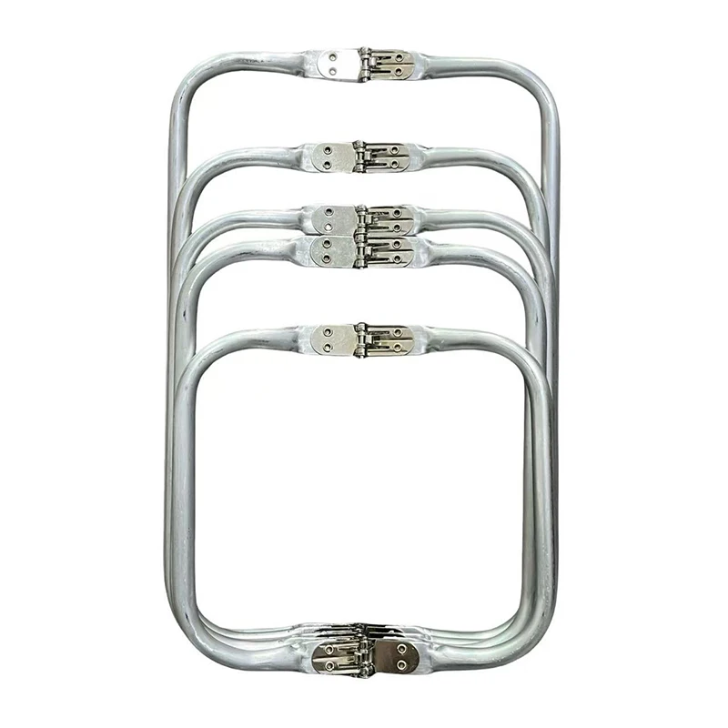 10Pcs 16-30cm Metal Bag Kiss Clasp Aluminium Tube Handbag Handle Purse Frame Woven-bag Clamp Buckle DIY Hardware Accessories