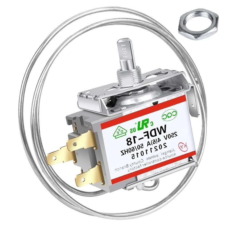 2026 New Universal Fridge Thermostat, Mini Fridge Thermostat WDF-18 250V 50/60Hz Refrigerator Controller