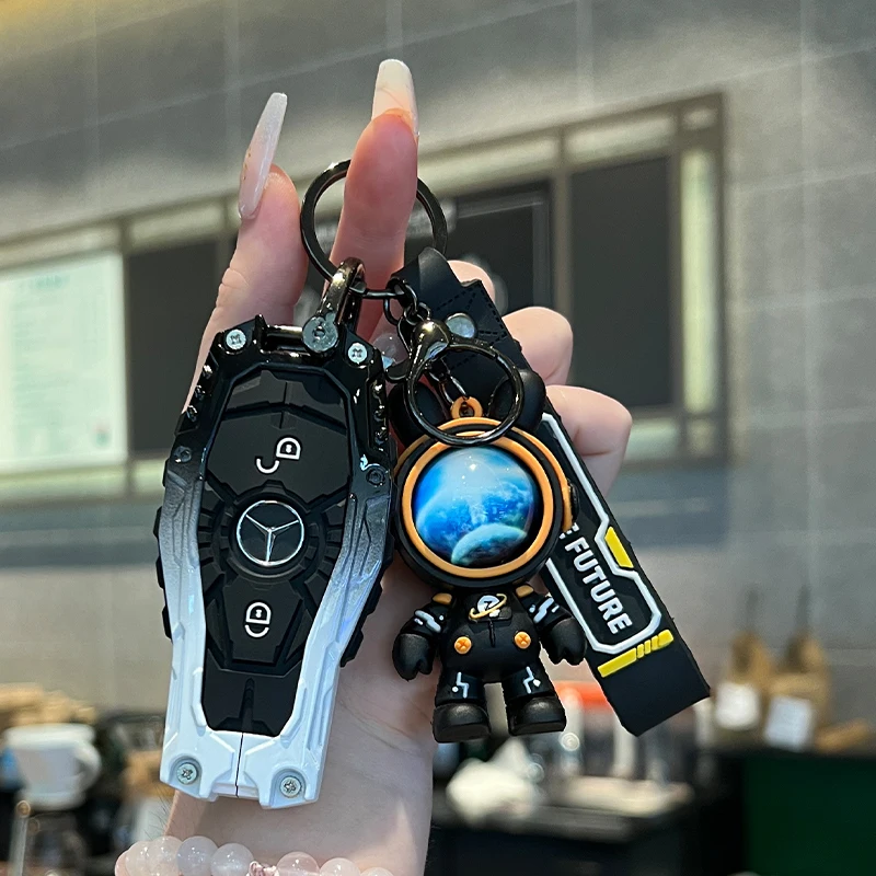 غطاء مفتاح السيارة فوب شل لمرسيدس بنز A B C E Class GLS GLA GLK GLC CLS CLA AMG W204 W205 W212 W463 W176