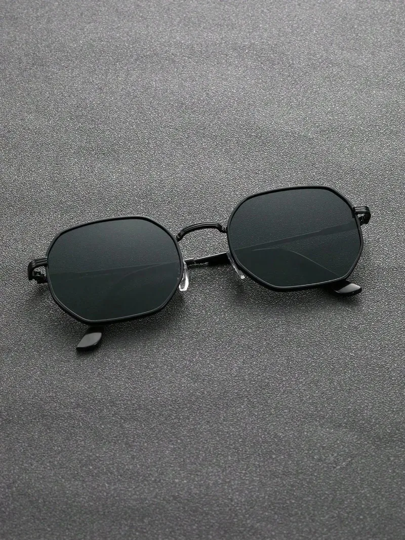 1/2 PCS Unisex Irregular Metal Frame Sunglasses Temperament Fashion Glasses For Outdoor Travel Driving Daily Life Accessories image 3