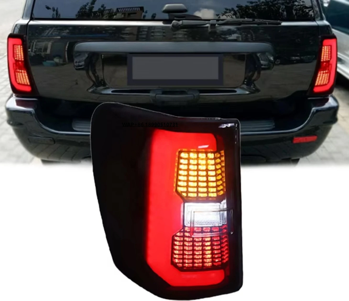 

Светодиодные задние фонари в сборе, задний фонарь для JEEP GRAND CHEROKEE 1999-2004, указатель поворота, стоп-сигнал