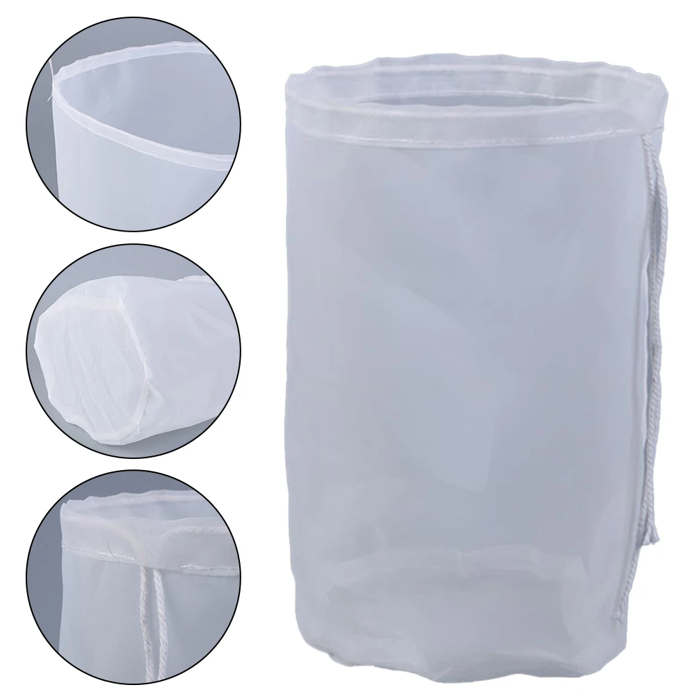 100-300 Mesh Nylon Filter Bag With Drawstring For Aquarium Fish Tank Pond Water Net Strainer Accessories view 5