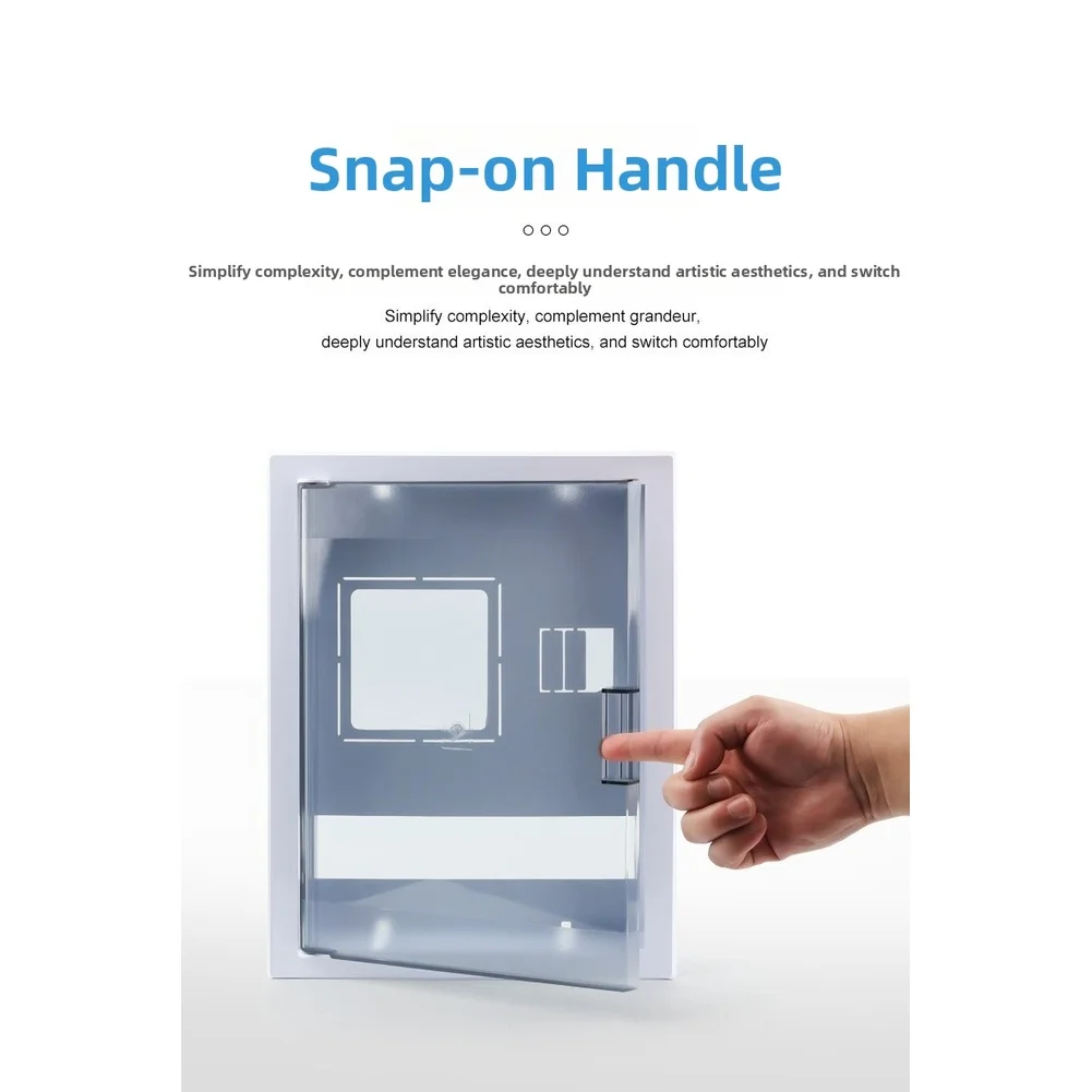 PZ30 Integrated Plastic Electrical Meter Box Cover Panel 13 Circuit Grey Flame Retardant For Home Distribution Board Accessories