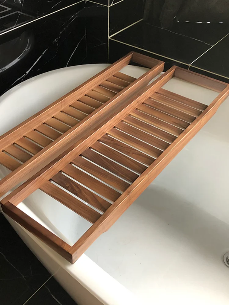 Solid wood bathtub frame  bath tub accessories  tub tray bathtub accessories bath tray sink tray wood bath tub tray organization