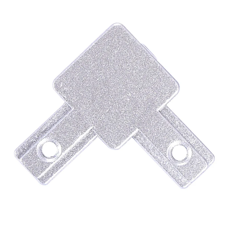 LBER 3-Way End Corner Bracket Connector For T Slot Aluminum Extrusion Profile 2020 Series (Pack Of 24, With Screws)