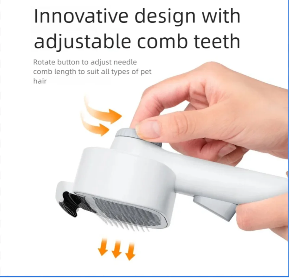 Pet Hair Remover Detangling Tool Needle Comb & Rake Comb