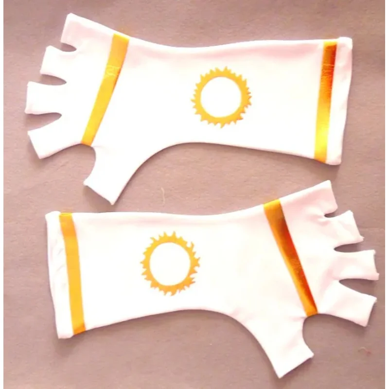 

qa156Король бойцов оригинальные Kusanagi Kyo косплей KOF белые и черные перчатки