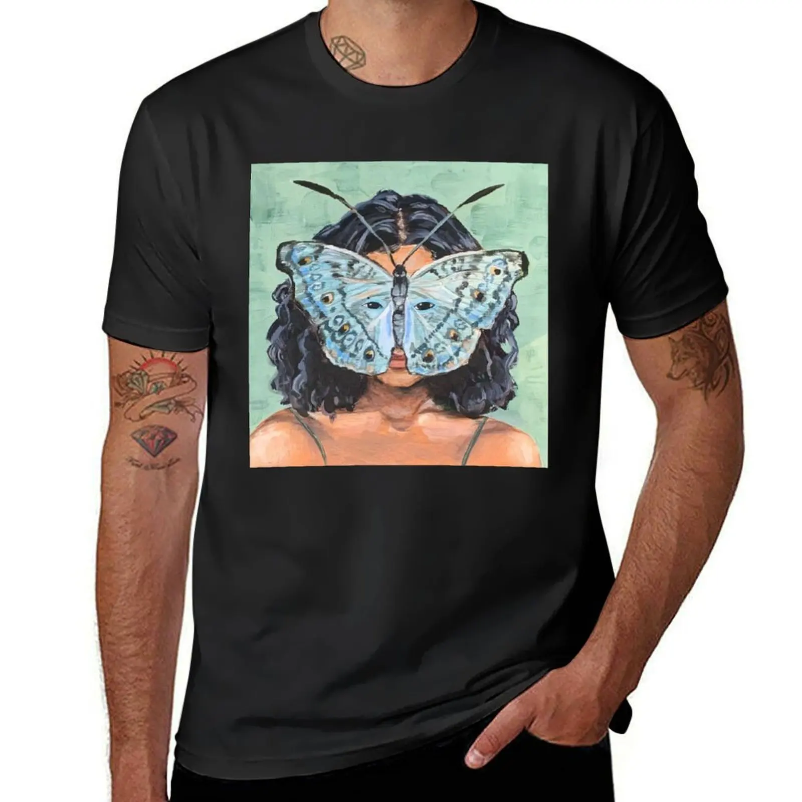 masquerade T-Shirt new edition summer top Men's clothing