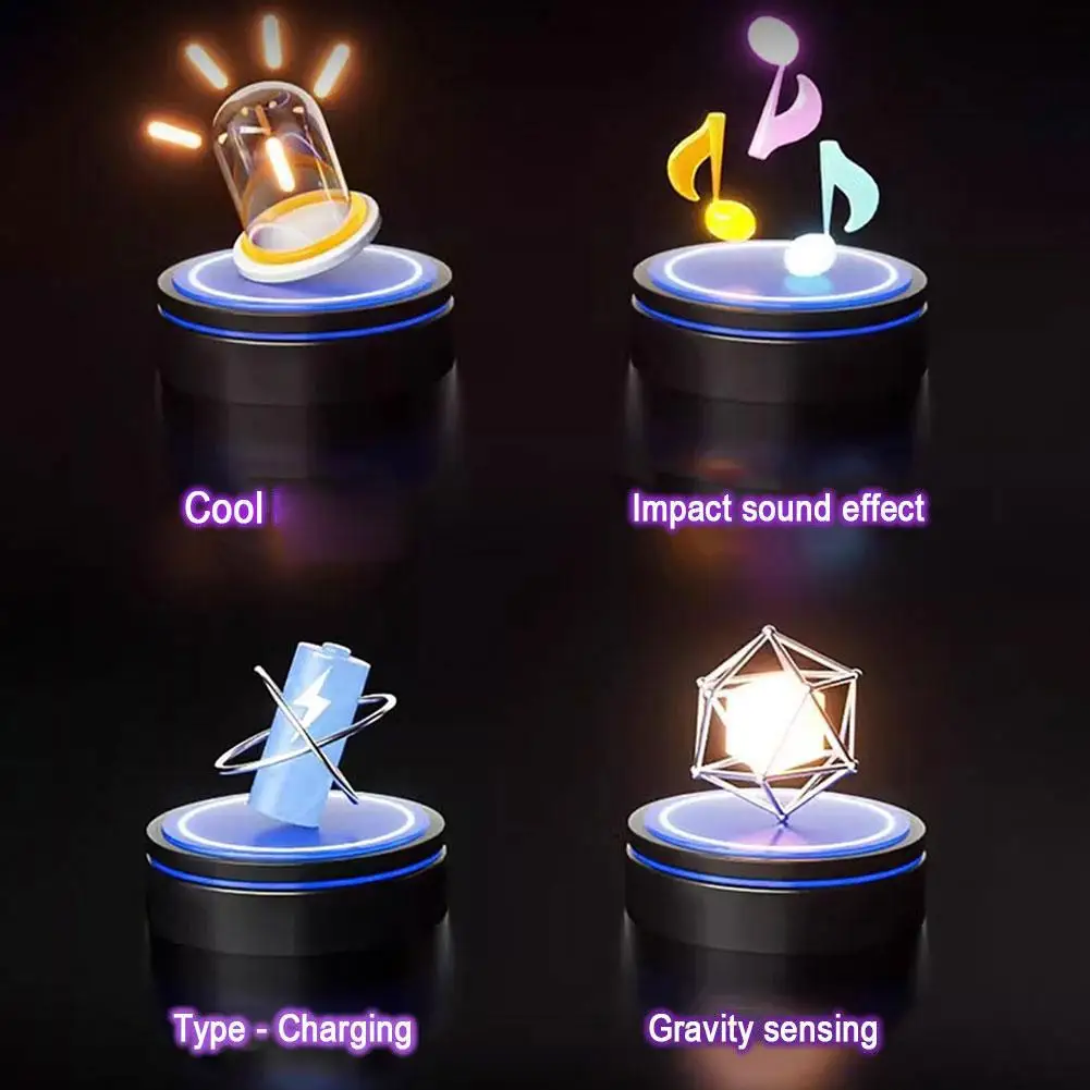 Outdoor Toy Bright Rotate Sword Multi-Color Flash LED Light Shine Cosplay Sword Toy Party Family Interactive Toy For Kids Adult
