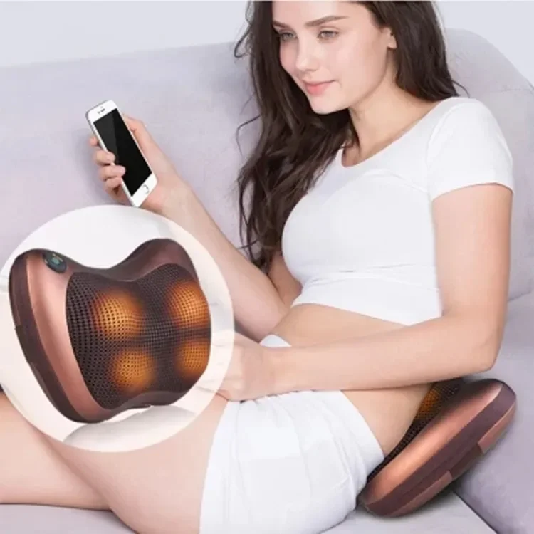 TINSOL Neck Massager Back Massage Pillow for Pain Relief Deep Tissue Massage Cervical Massage Pillow for Relaxation image 4