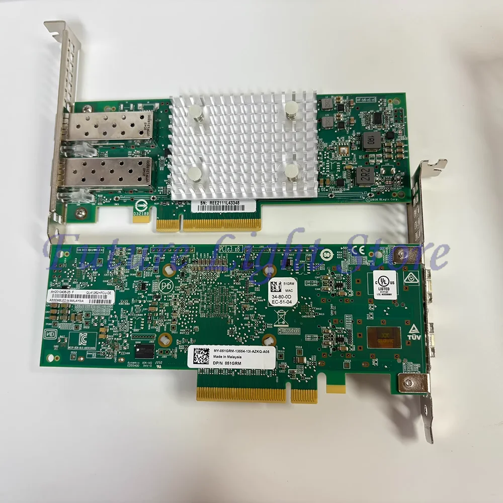 Qlogic 10G 25Gsfp28 51GRM 051GRM SFP28 Network Card QL41262HFCU-DE