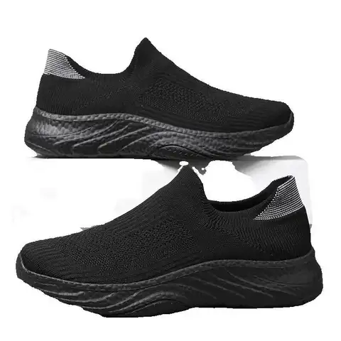 Sneakers Men Loafers Light Walking Breathable Thick Sole Casual Zapatillas Hombre Vulcanized Shoes Size 39-46