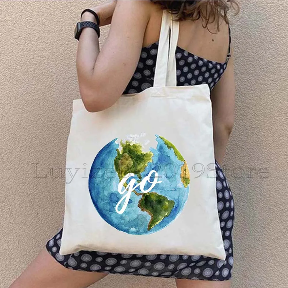 Weltreise ästhetische Sonnen untergang Ombre Flugzeug Fenster Szene Mode Frauen Shopper Einkaufstasche Einkaufstasche Leinwand Schulter Handtasche