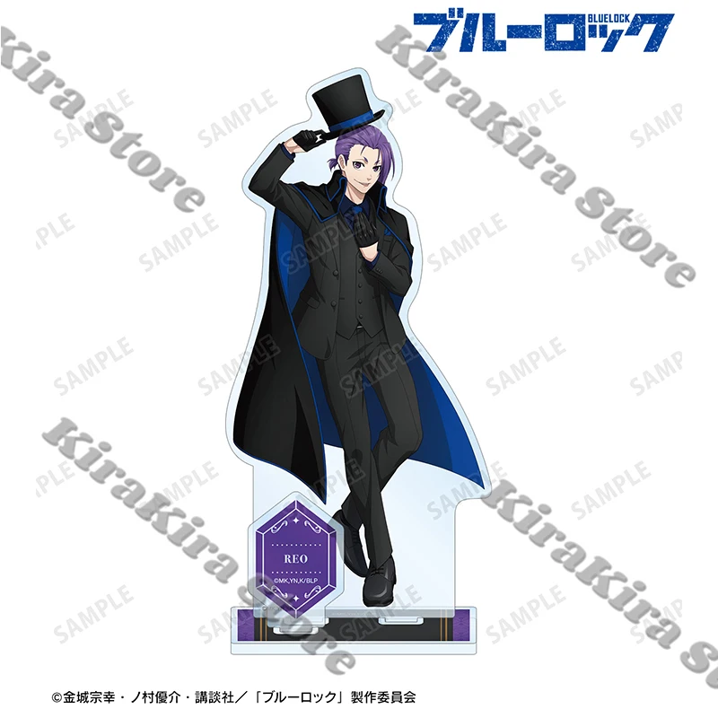 BLUE LOCK Anime Mikage Reo Large Standing Plate Official Genuine Chigiri Hyoma Isagi Yoichi Figure Model Decor Xmas Gift Collect