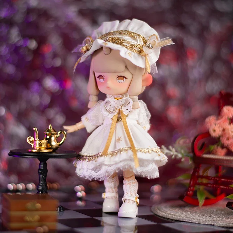 

OB11 doll clothes for OB11 GSC molly P9 size bjd cute white dress suit doll accessories (two points)