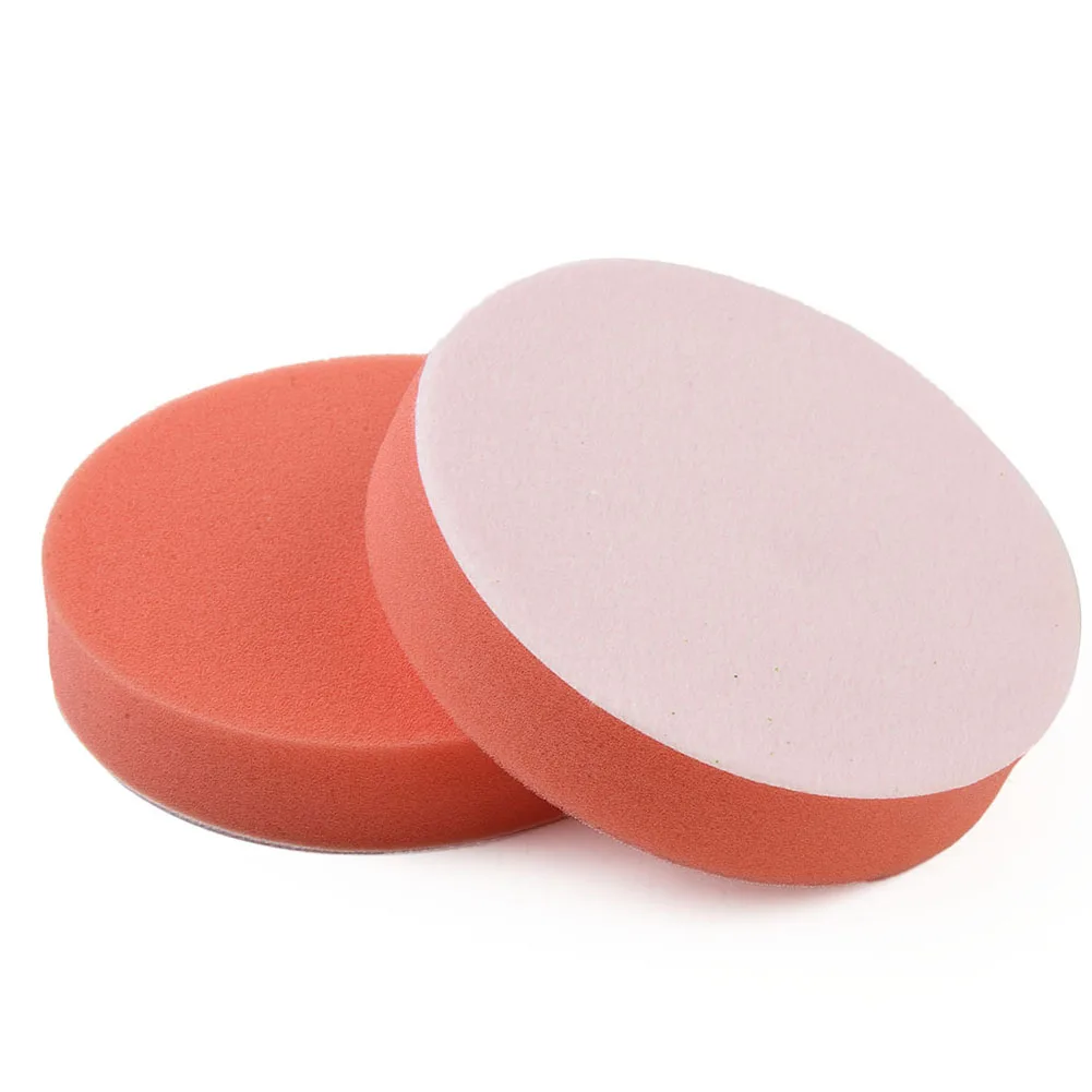 For Car Polisher Accessories 20pcs Flat Sponge Polishing Buffing For Pads 125mm 5 Inch for Waxing and Cleansing