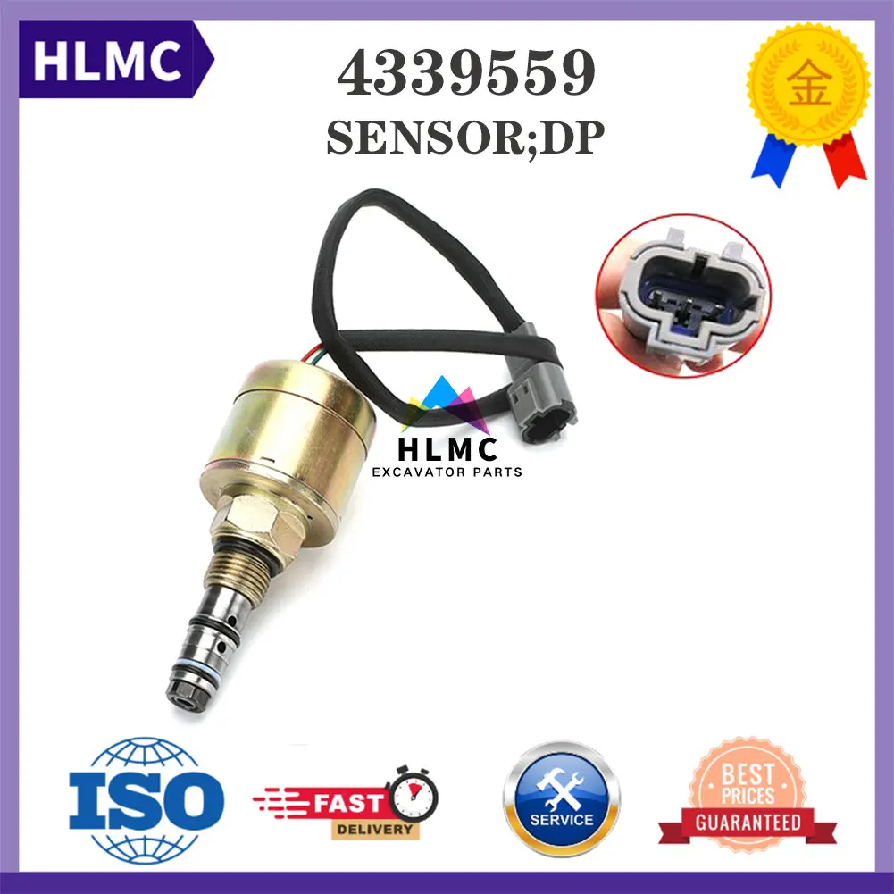 4339559 EX200-2 EX200-3 EX200-5 Differential Pressure Sensor Solenoid Valve For Hitach Excavator Sensor