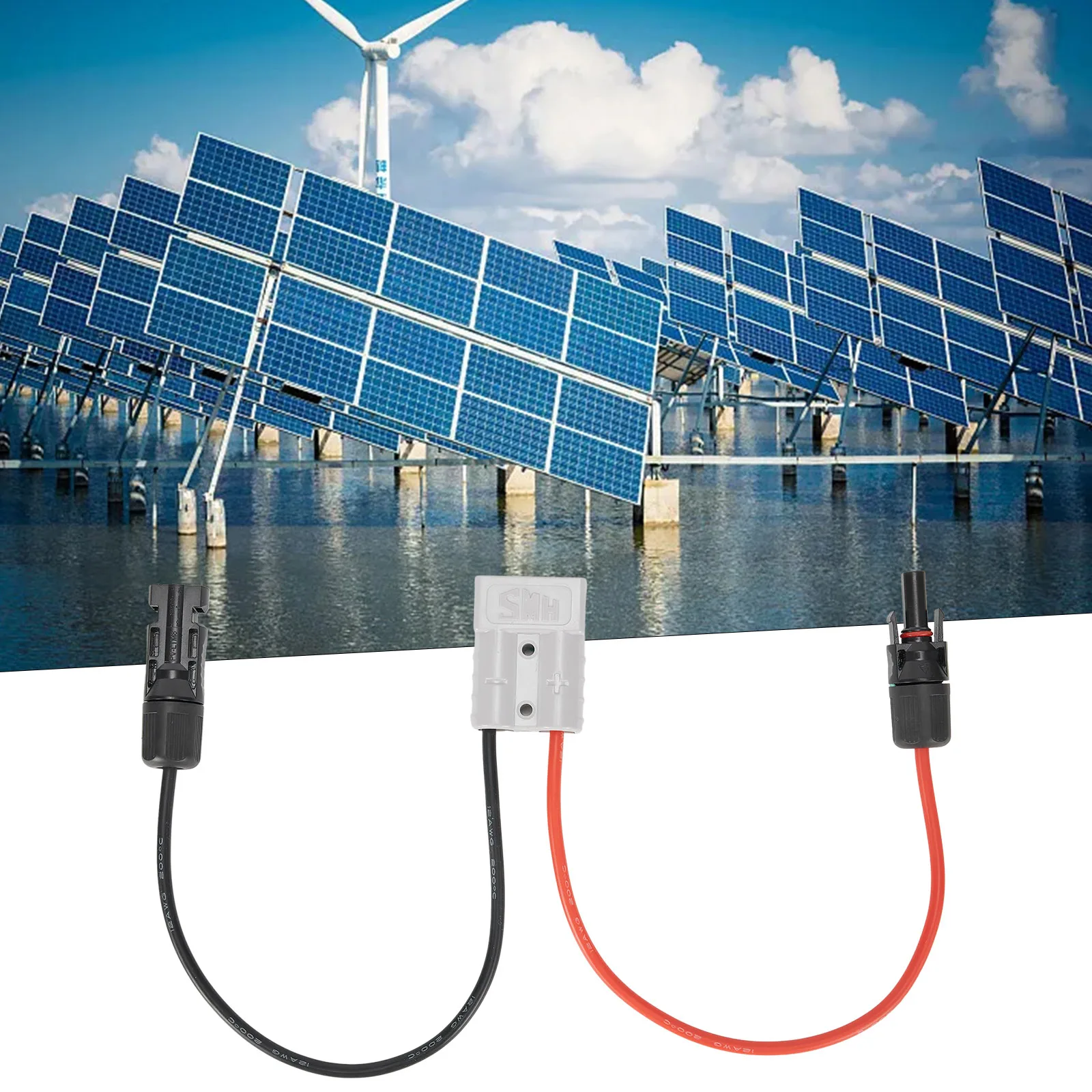 Innovative Water Resistant Connection with This Adapter Designed Specifically for Use with Solar Panels Length 30cm