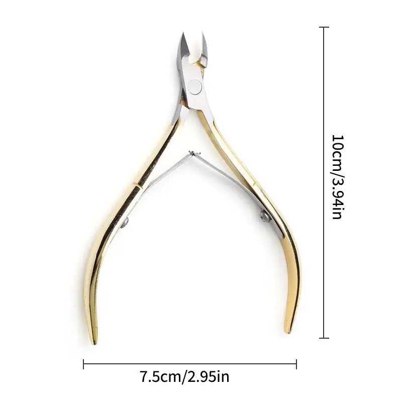 1 Pcs Cuticle Nippers Nail Manicure Cuticle Scissors Clippers Trimmer Dead Skin Remover Pedicure Stainless Steel Cutters Tool