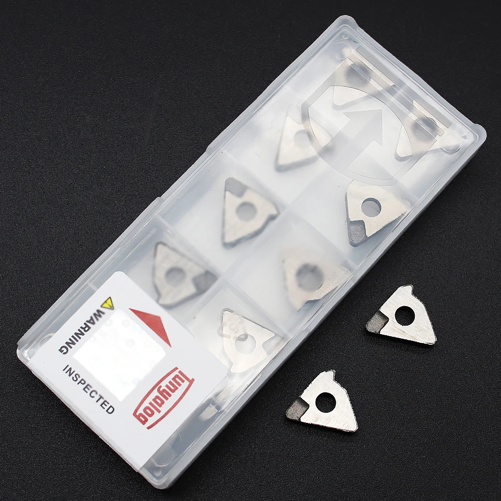 10PCS STM16L Thread Knife Pad CNC Lathe Accessories Carbide Insert Shim For Thread Turning Tool