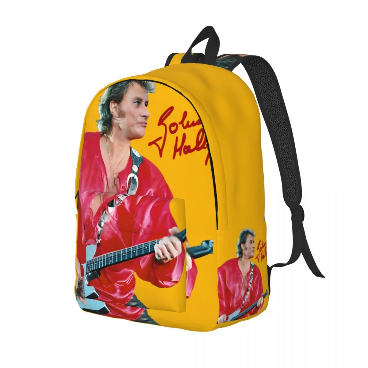 Geschenk Johnny Hallyday signiert robuste Schulter Kindergarten Tasche Johnny Hallyday verstellbaren Riemen für Jungen Mädchen Bücher tasche High School