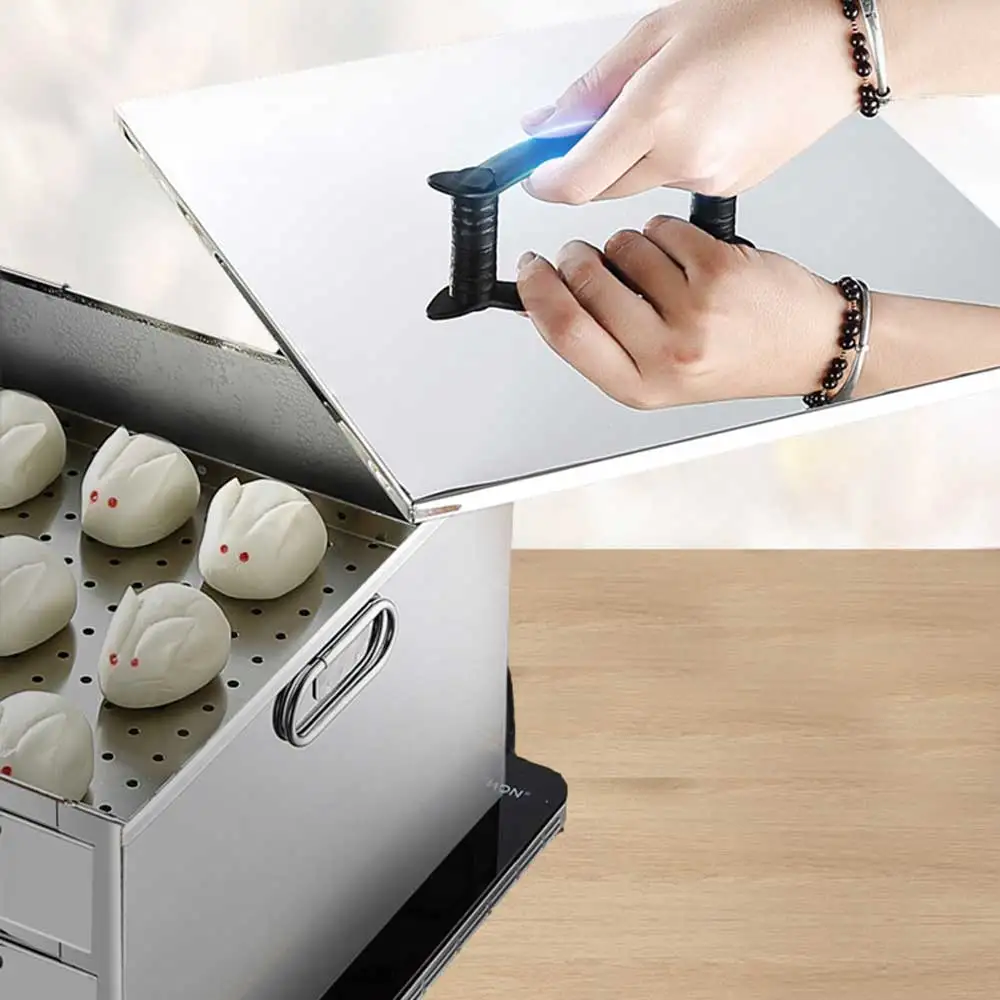 304 Edelstahl kleiner Haushalt zwei schicht ige Reis nudel maschine multifunktion aler Mini-Dampf garer