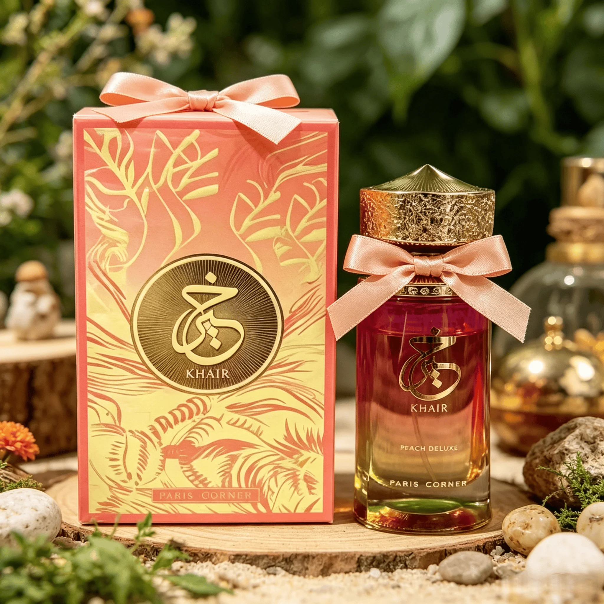 

2026 Hot Paris Corner Khair Peach Delulu 3.4 Fl Oz EDT, Perfect for Everyday Commutes, Long-Lasting Understated Scent