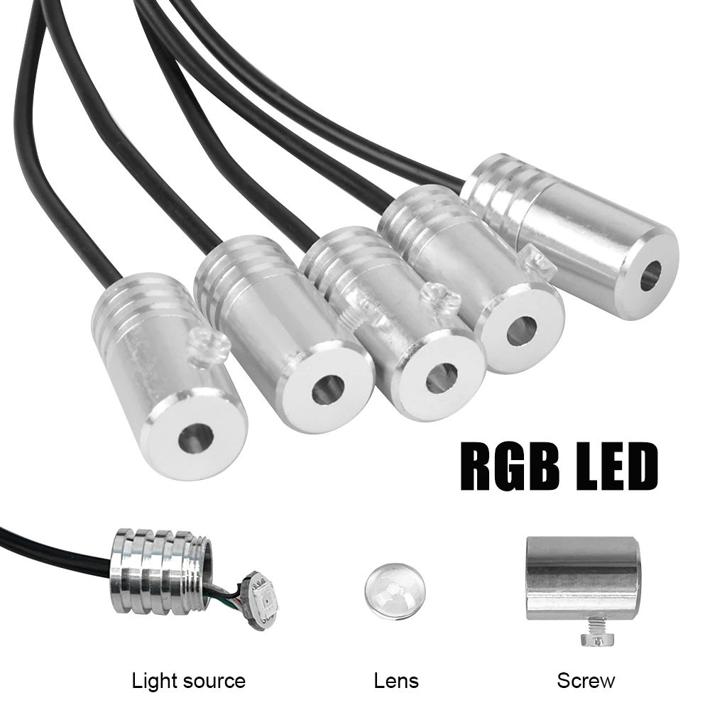 6 Meter Car-styling App Control Fiber Optic Atmosphere Lamps RGB Remote Control Car Interior Light