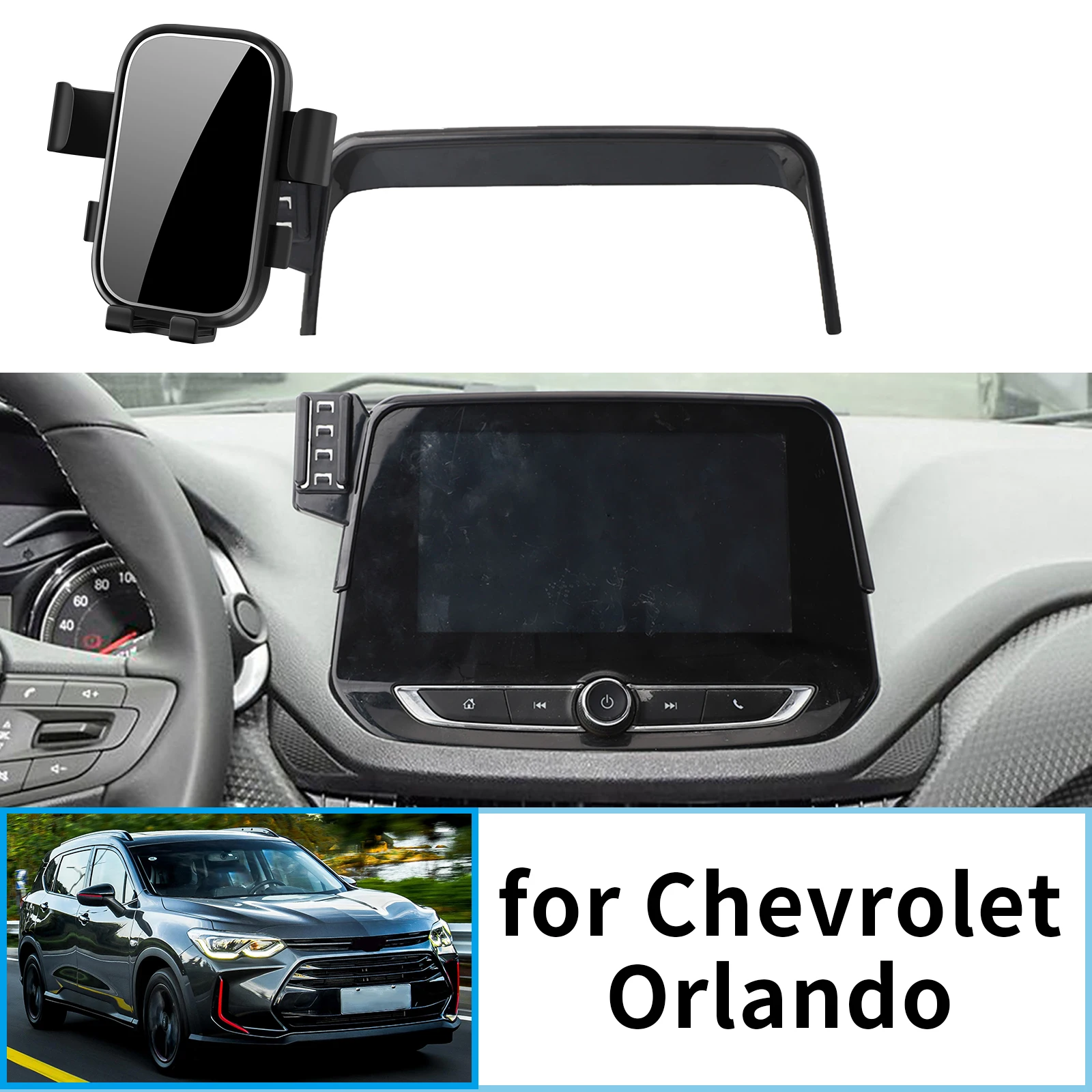 

for Chevrolet Orlando 2018 2019 2020 2021 2022 (8.0inch） Accessories Car Mobile Phone Holder GPS Bracket Navigation Stand Auto