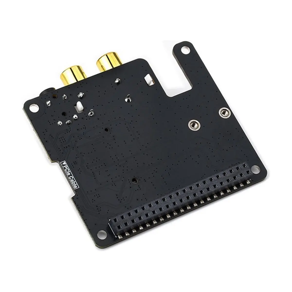 CH◆☆§For 5 PCIe to M.2 NVME and PCM5122 I2S HIFI Expansion Board Driver-Free Onboard 3.5mm Headphone Jack~HOT SALE
