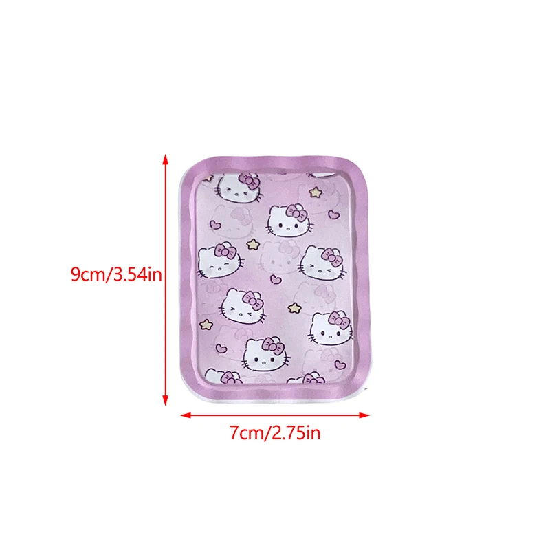 Sanrio Hello Kitty Mini Folding Makeup Mirror com Com, portátil, bonito para as mulheres, meninas, pingente, Handheld, Viagem, Novo