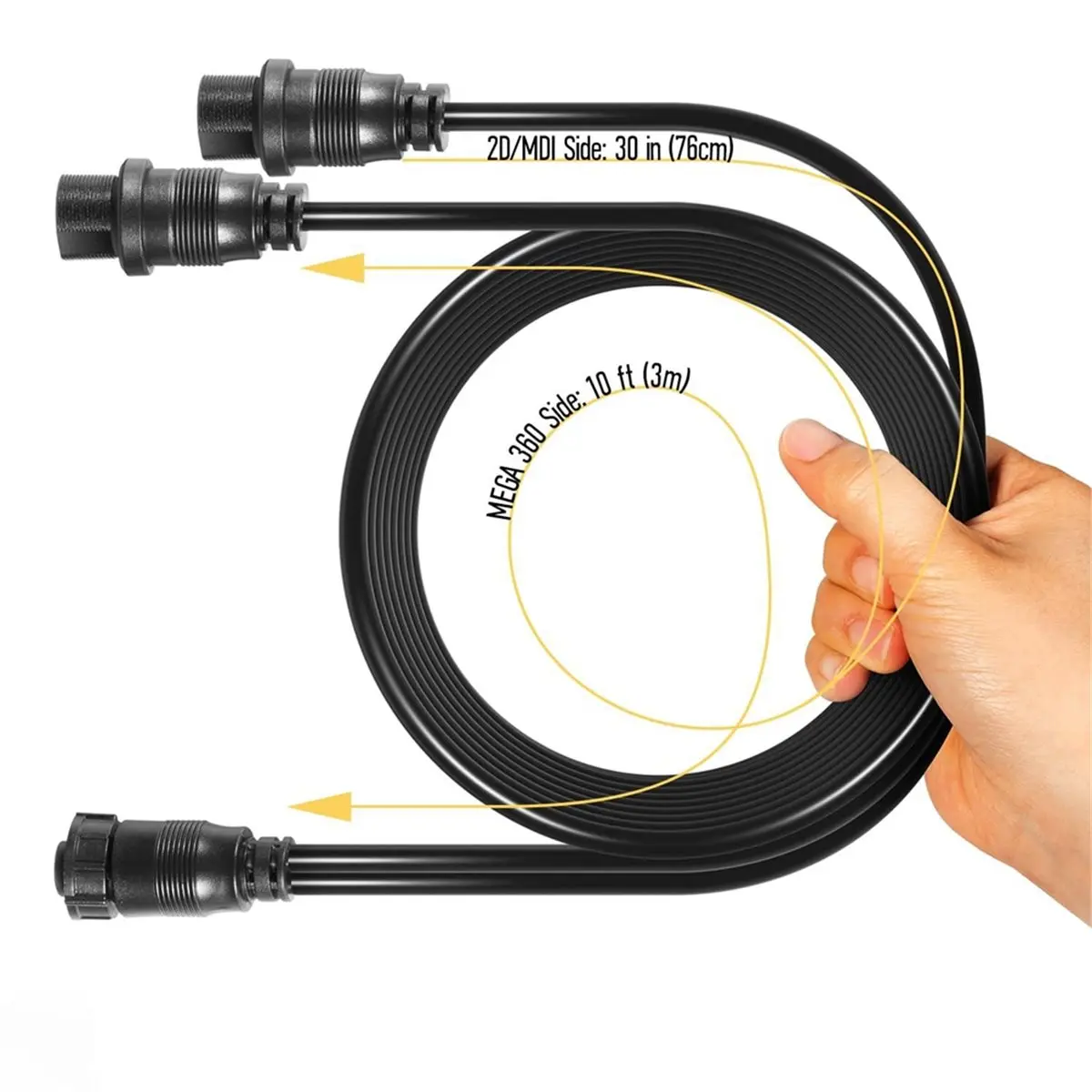 720108-1 14 M360 2DDI Y Transducer Adapter Cable, for 360 and 2D/ Transducers, 14-Pin Y Cable