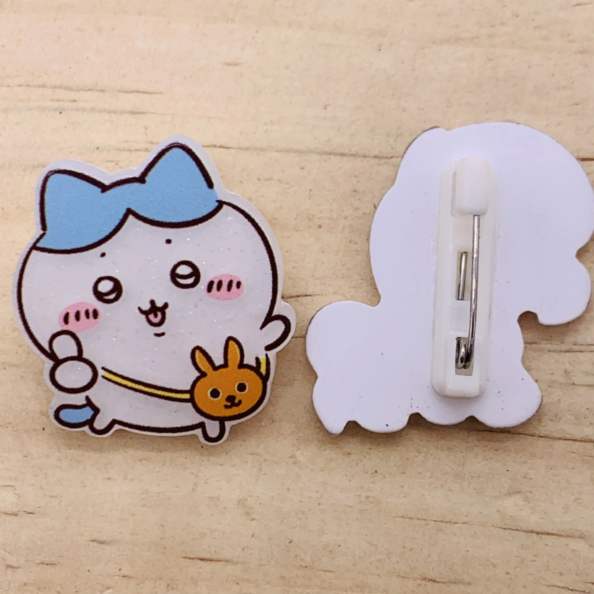 Miniso kreskówka urocza chiikawa giikawa broszka odznaka dekoracja studencka mały ba u sakchi pin mały prezent