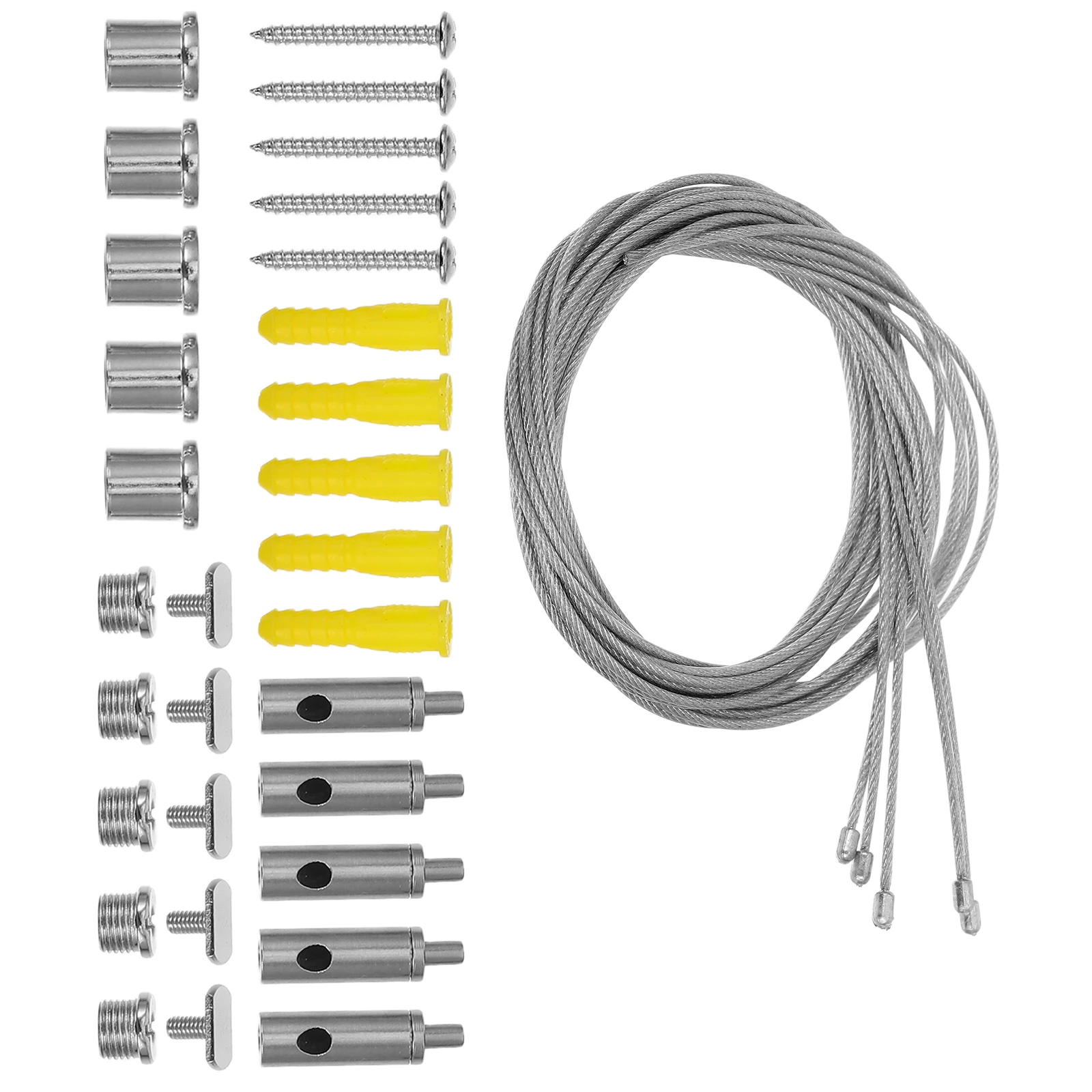 

5 Sets Chandelier Hardware Hanging Wire Kit Pendant Light Cord Rope Lighting Cables Suspension Stable Secure Easy Installation