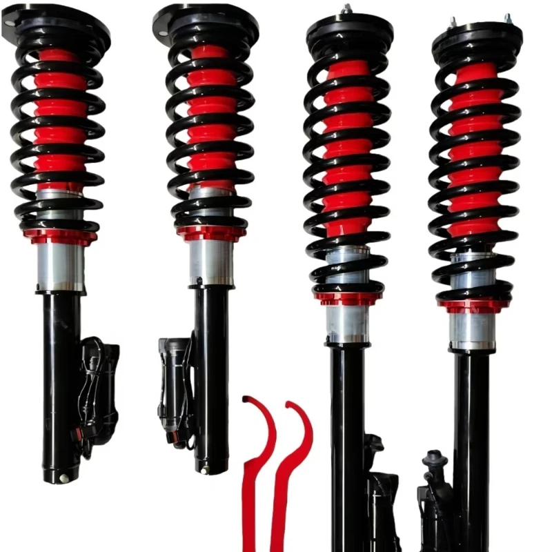 

Auto Parts Air Spring to Coil Spring Conversion Kit Shock Absorber with Ads and Height Adjustable for S-Class W220 1999-2006